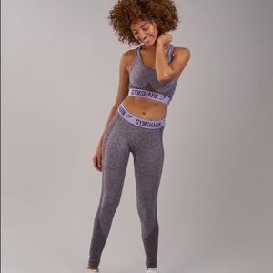 Gymshark flex legging and sports bra set